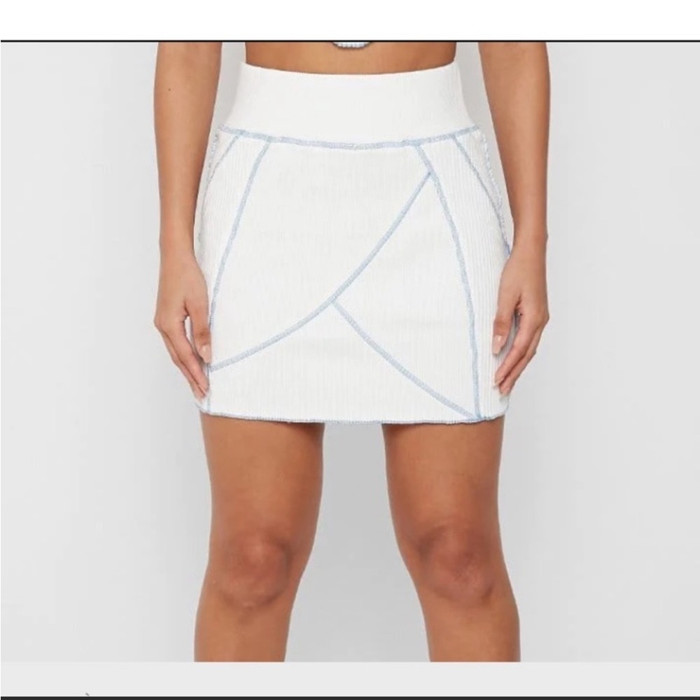 NWT | MDV | Mini Ribbed Skirt